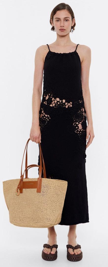 El nuevo bolso shopper maxi en color natural de Bimba y Lola