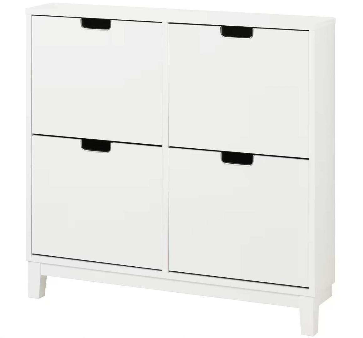 Mueble zapatero con cuatro compartimentos modelo STÄLL de Ikea
