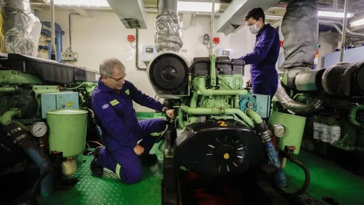 Maquinistas navales, un puesto muy demandado