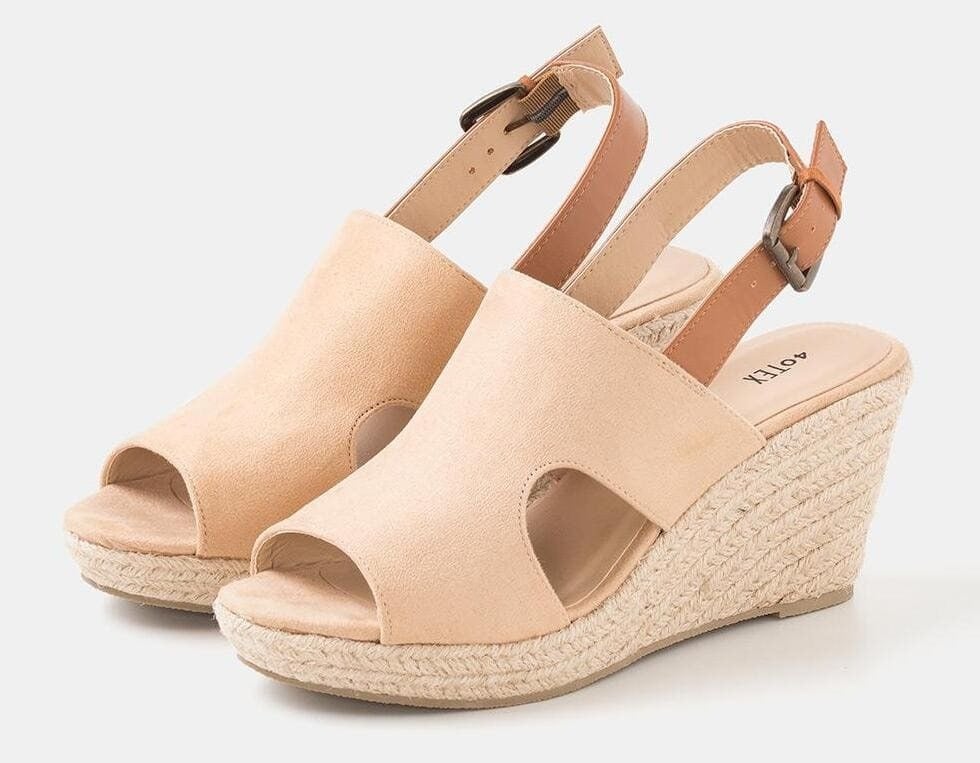 Las sandalias con tira y cierre de hebilla sostenible de mujer TEX de Carrefour