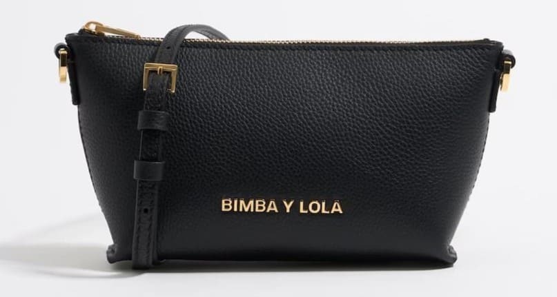 Bandolera trapecio mini de piel