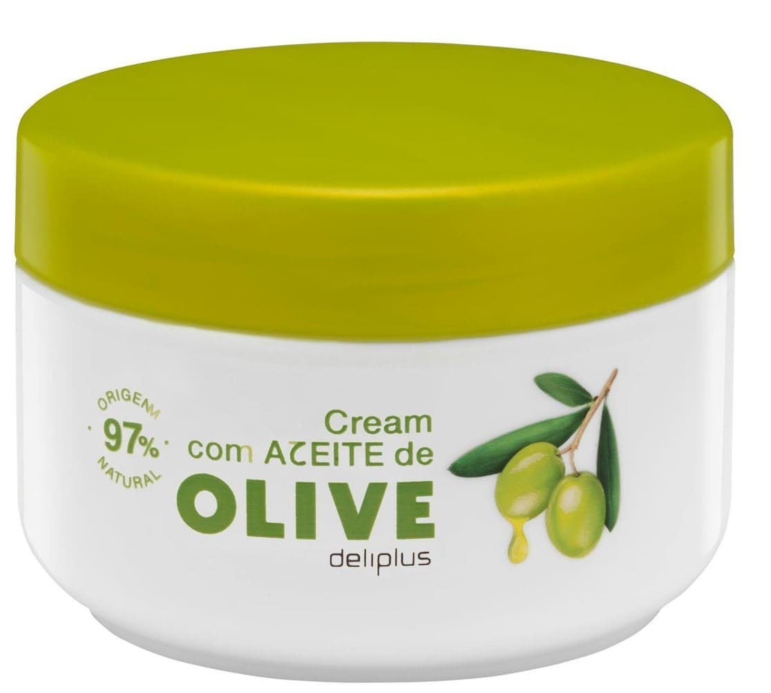 Crema corporal nutritiva Deliplus con aceite de oliva
