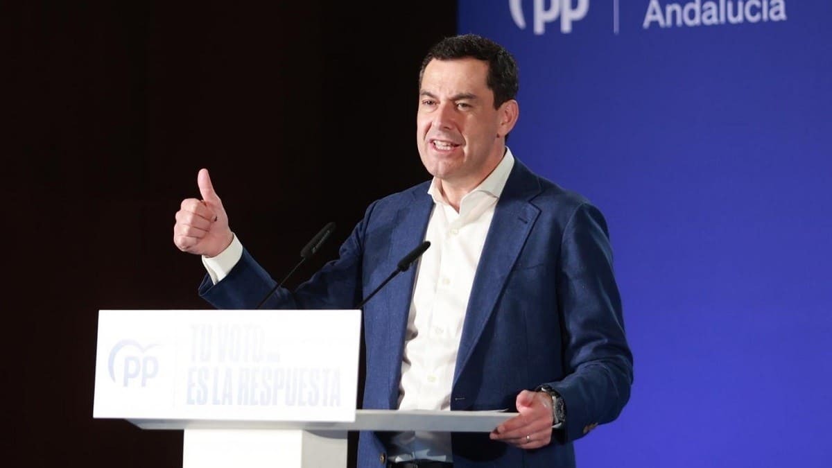 Juanma Moreno ha instado a Pedro Sánchez a dar la cara