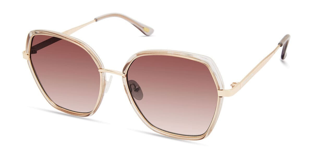 Las gafas de sol Oversized Metal de color morado de Skechers