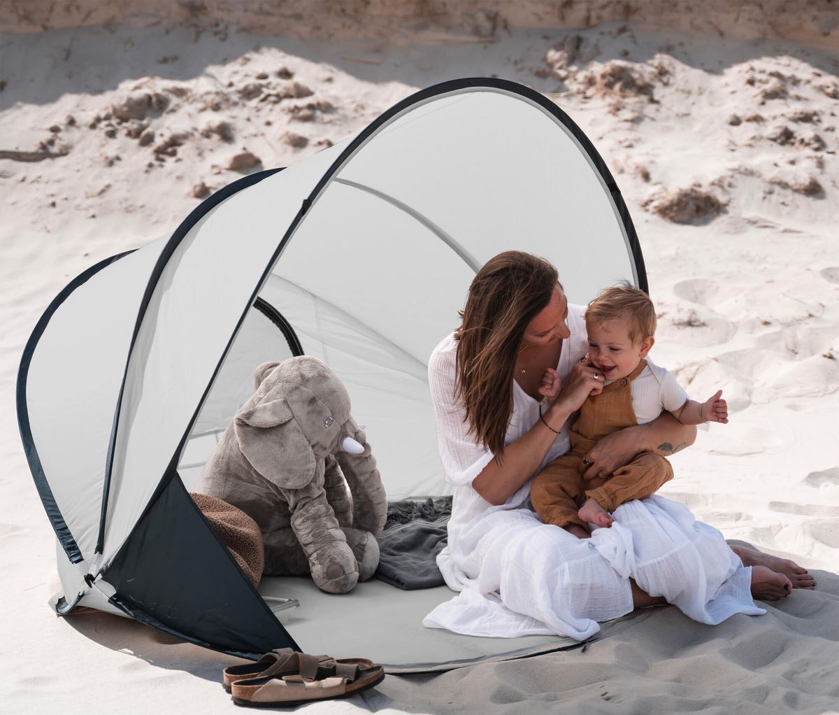 Carpa de playa Deryan Luxe Pop Up XXL de Decathlon