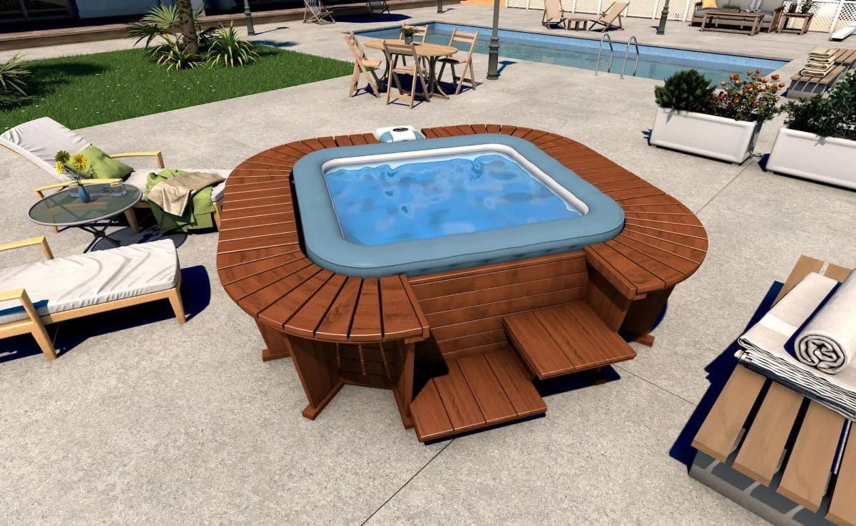 Spa de exterior hinchable K2O Palm GARDIUN