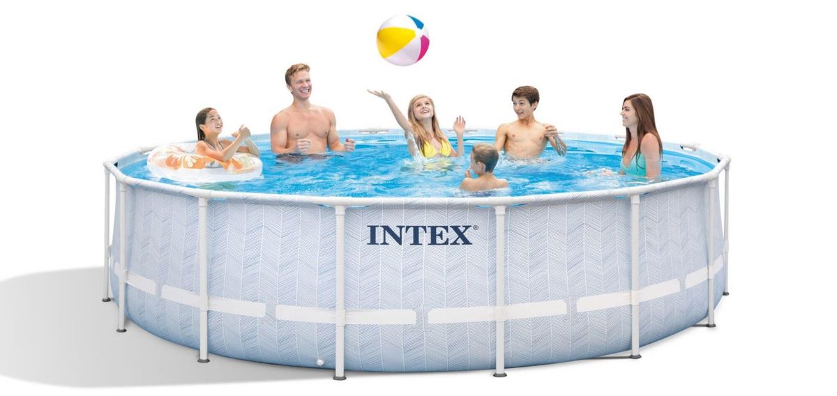 Piscina desmontable circular Chevron Prism Frame INTEX de Decathlon