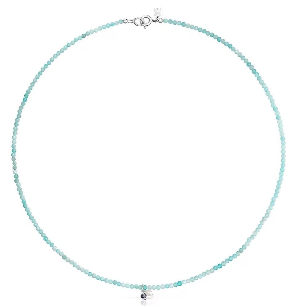 El collar tipo gargantilla con amazonita Tous Camille