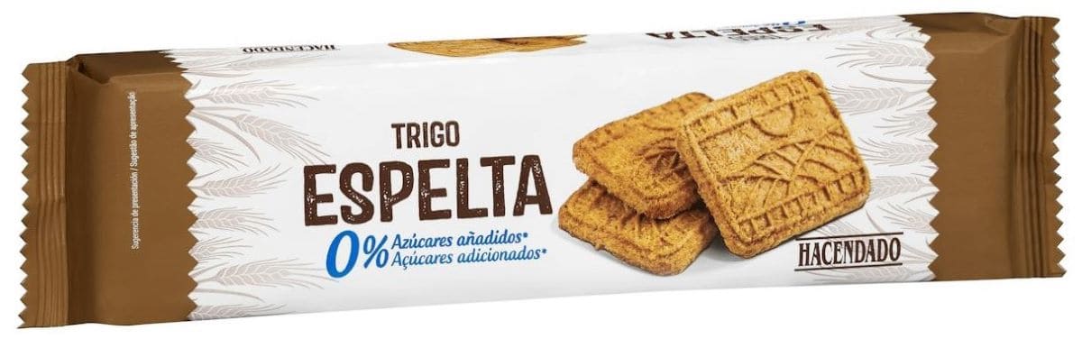 Galletas de espelta Hacendado 0 azúcares añadidos