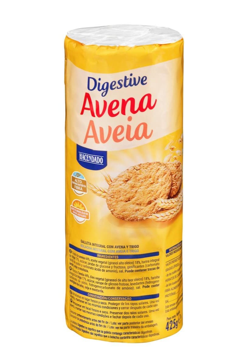 Galletas Digestive avena Hacendado