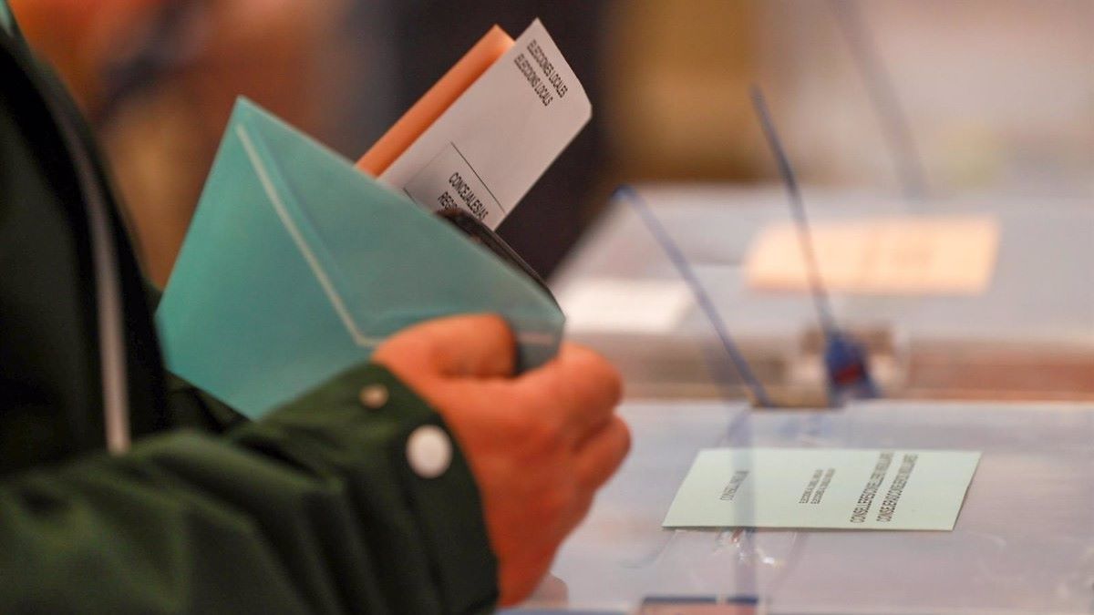 Votación en unas elecciones