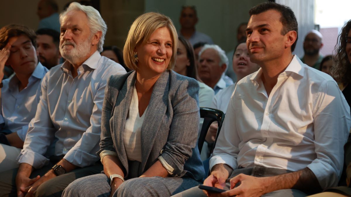 García-Pelayo y Bruno García en el acto de cierre de campaña del PP en Jerez
