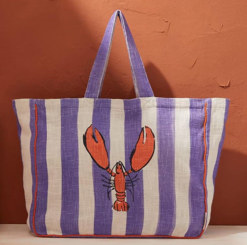 Maxi shopper rústico estampado Stella Rittwagen