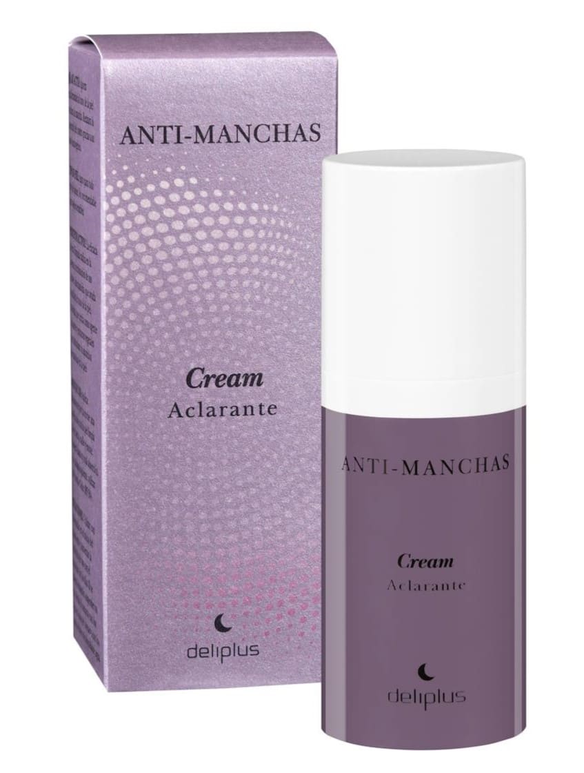 Crema facial de noche Deliplus aclarante y anti-manchas
