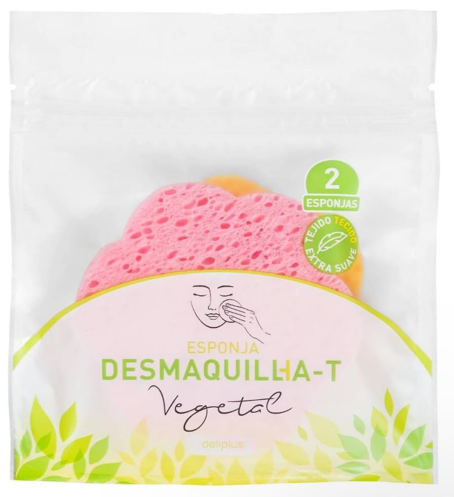 ponja facial desmaquillante Deliplus vegetal