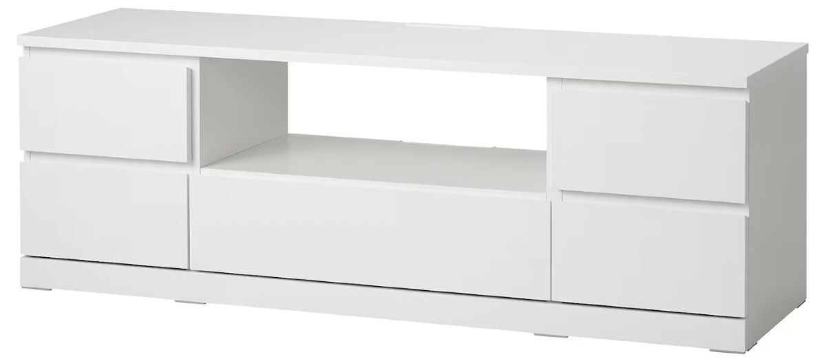 Mueble de televisión serie MALM de Ikea