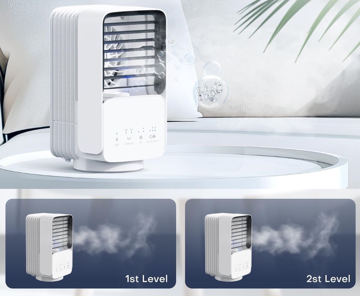 Climatizador portátil 4 en 1 OMISOON de Amazon