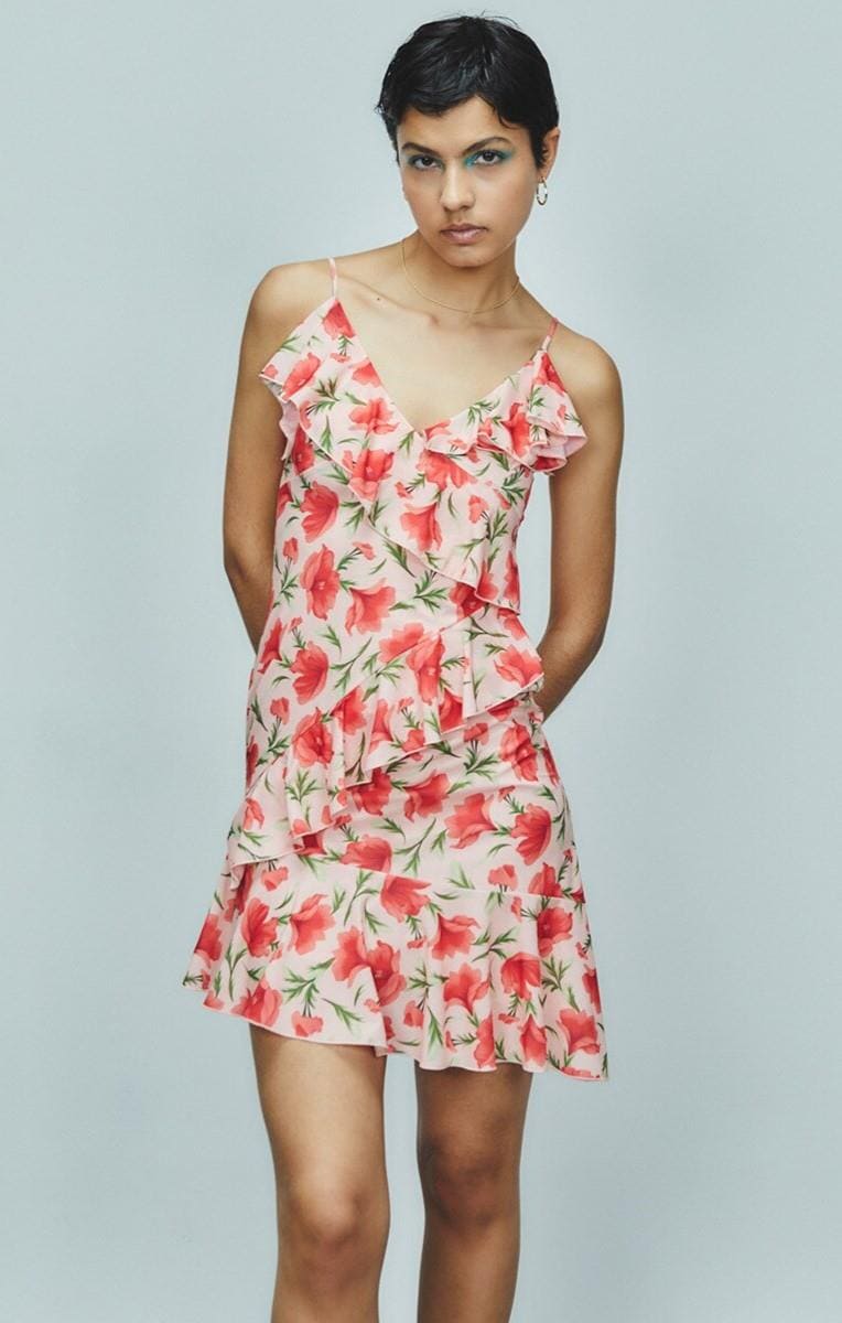 Sfera vestido tirantes estampado en El Corte Inglés