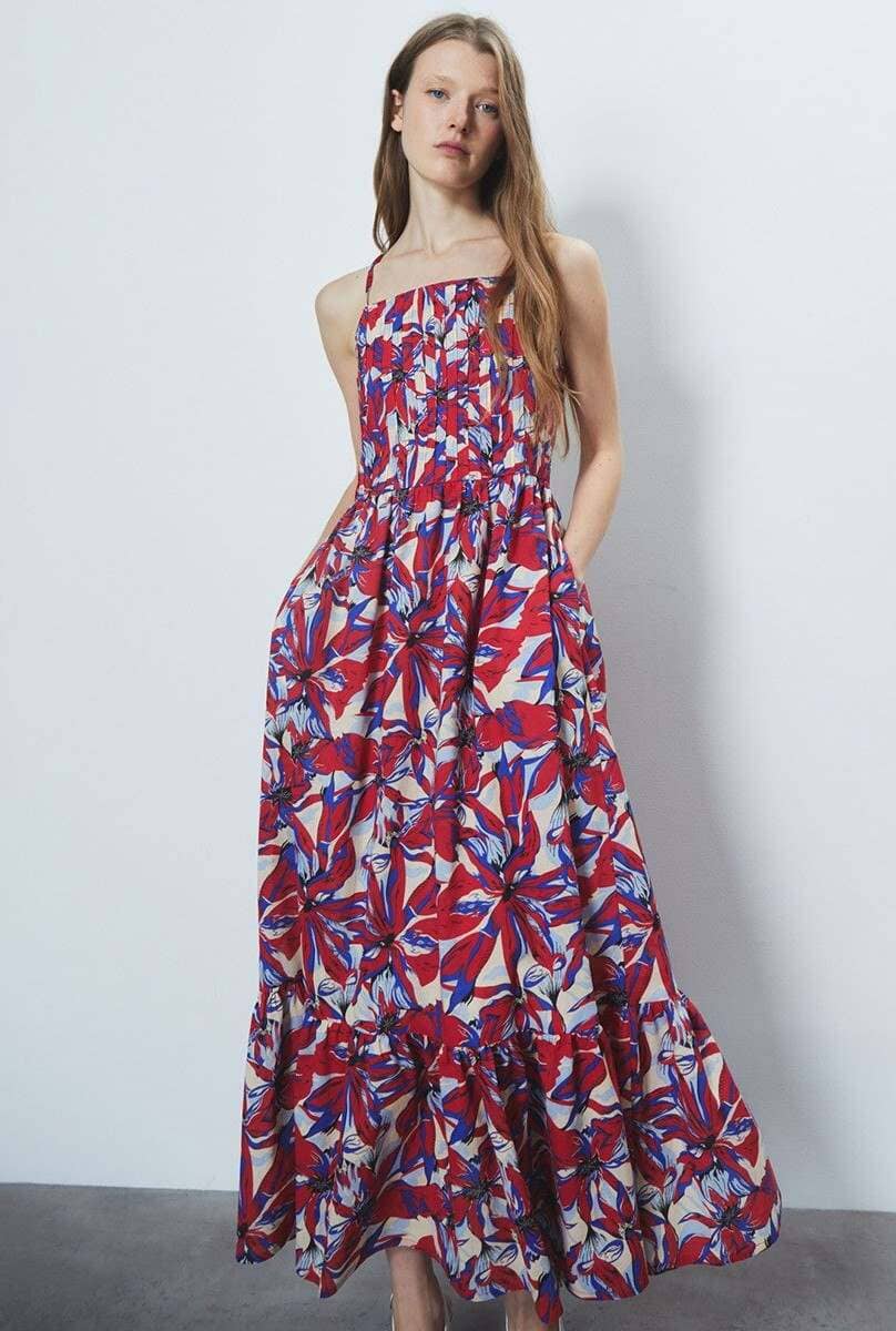 Sfera vestido tirantes jaretas en El Corte Inglés