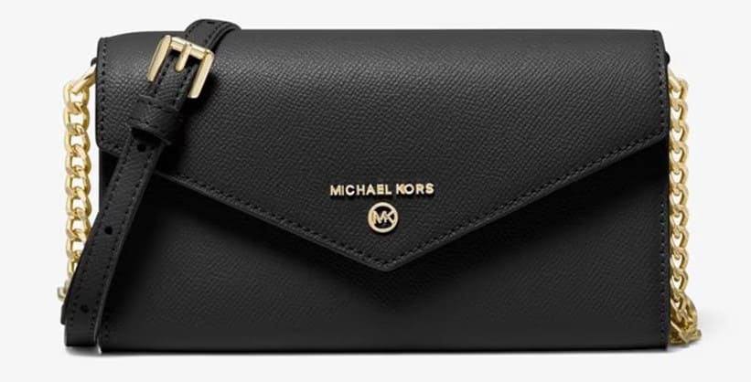Bandolera de mujer Michael Michael Kors Jet Set de piel en negro de El Corte Inglés