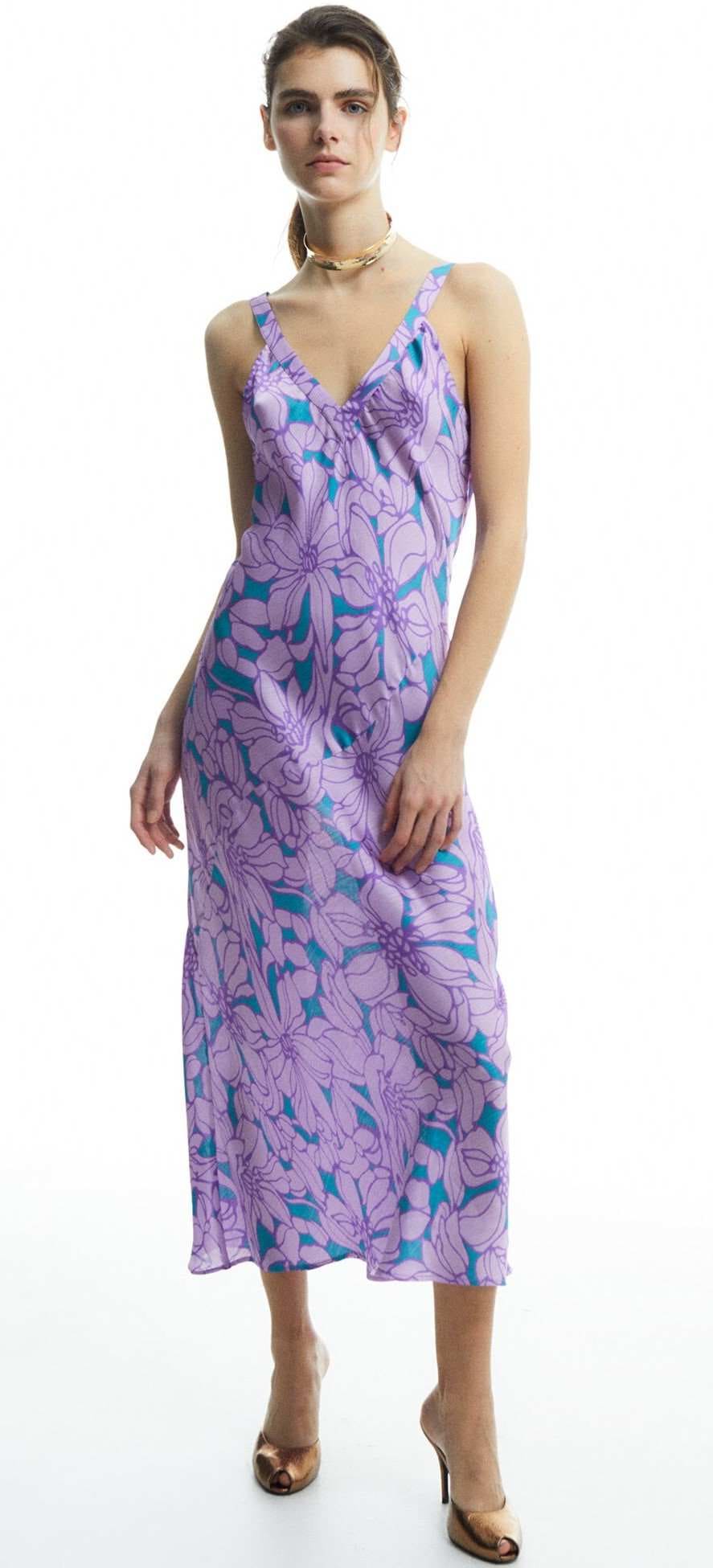 Sfera vestido midi tirantes