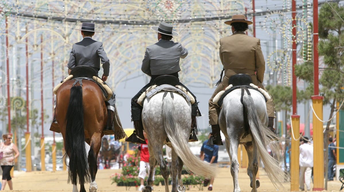 El caballo, un elemento identificativo de la Feria de Chiclana