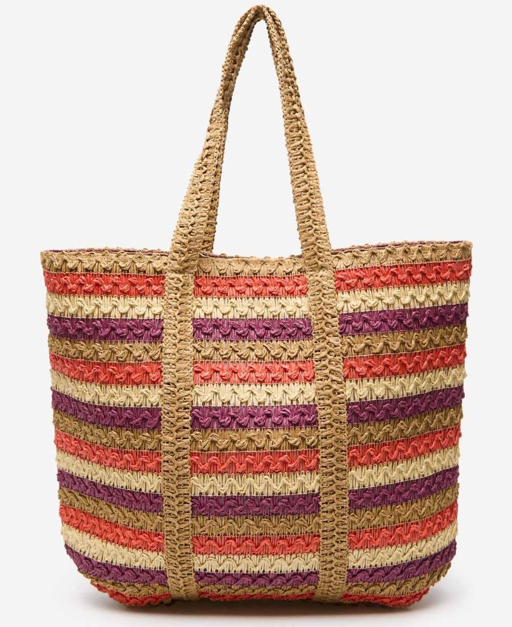 Bolso shopper papel de Cortefiel