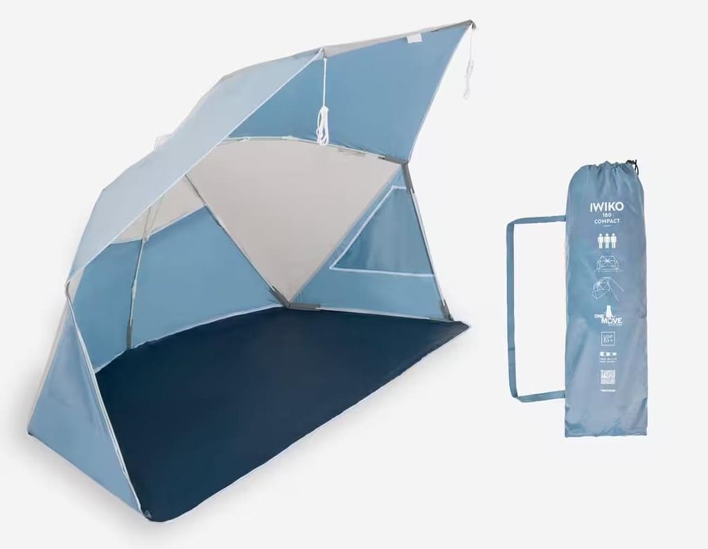 Sombrilla refugio de playa compacto Iwiko 180 RADBUG