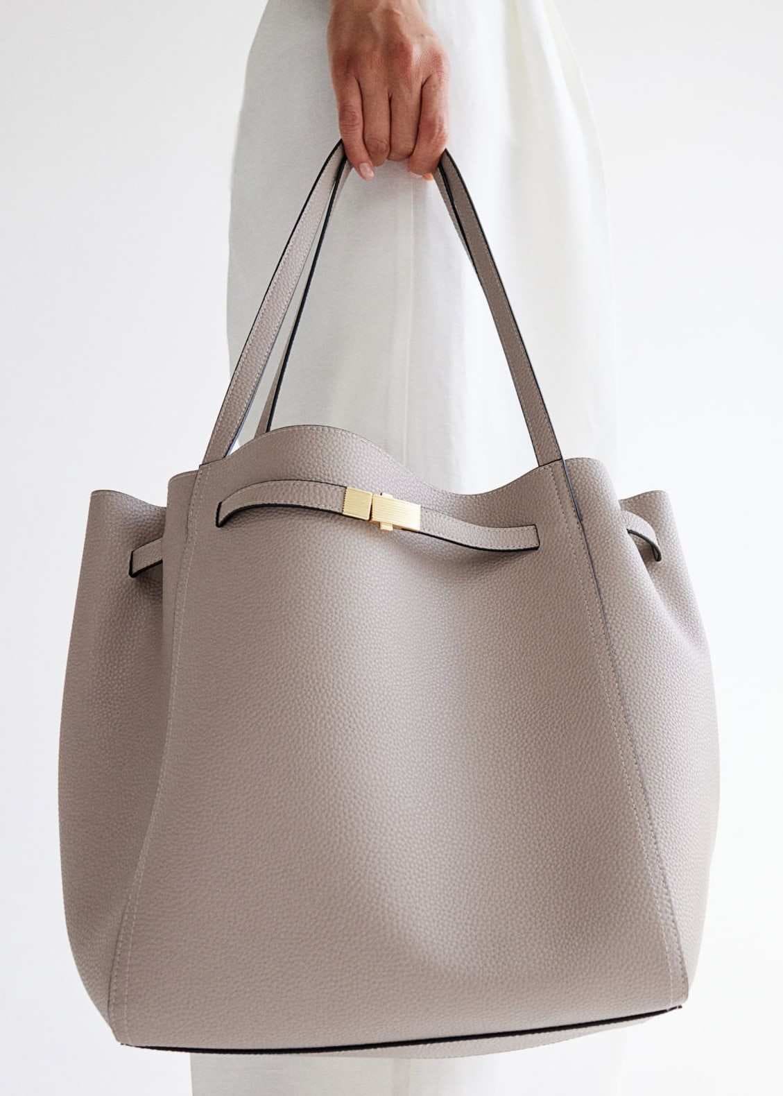 Bolso shopper con trabilla decorativa de H&M