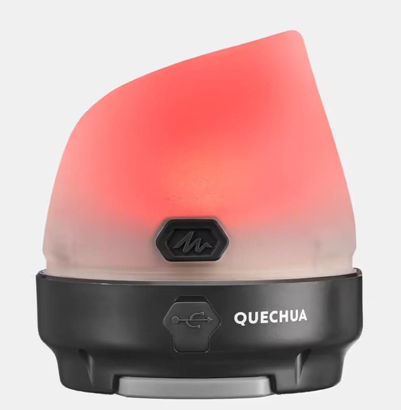 Lámpara recargable y portátil Quechua