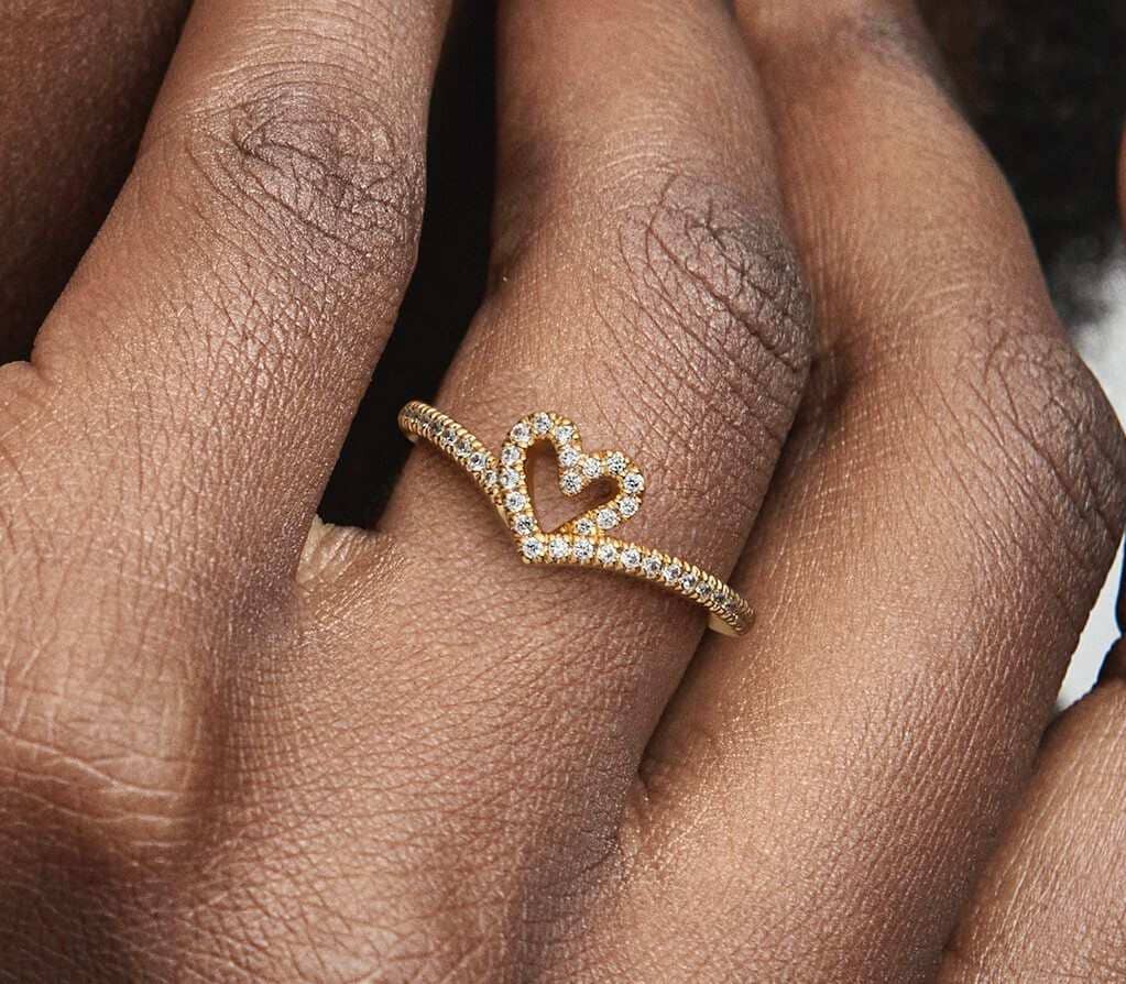 Anillo Corazón Deseo Brillante de Pandora