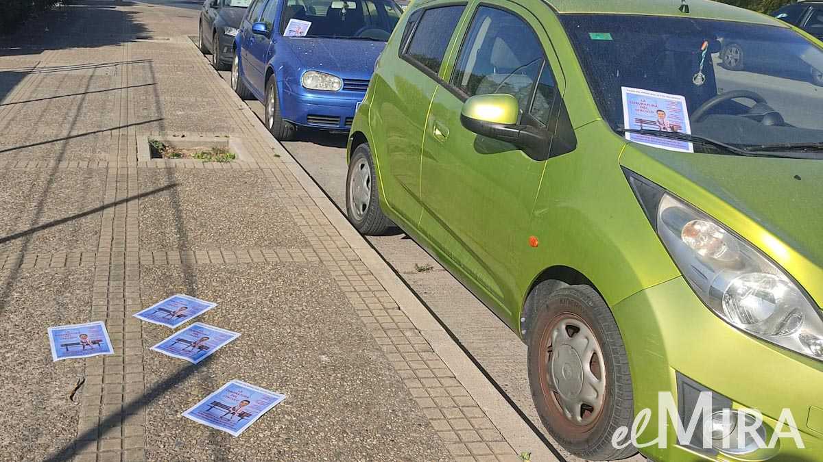 Panfletos repartidos por la zona sur de Jerez