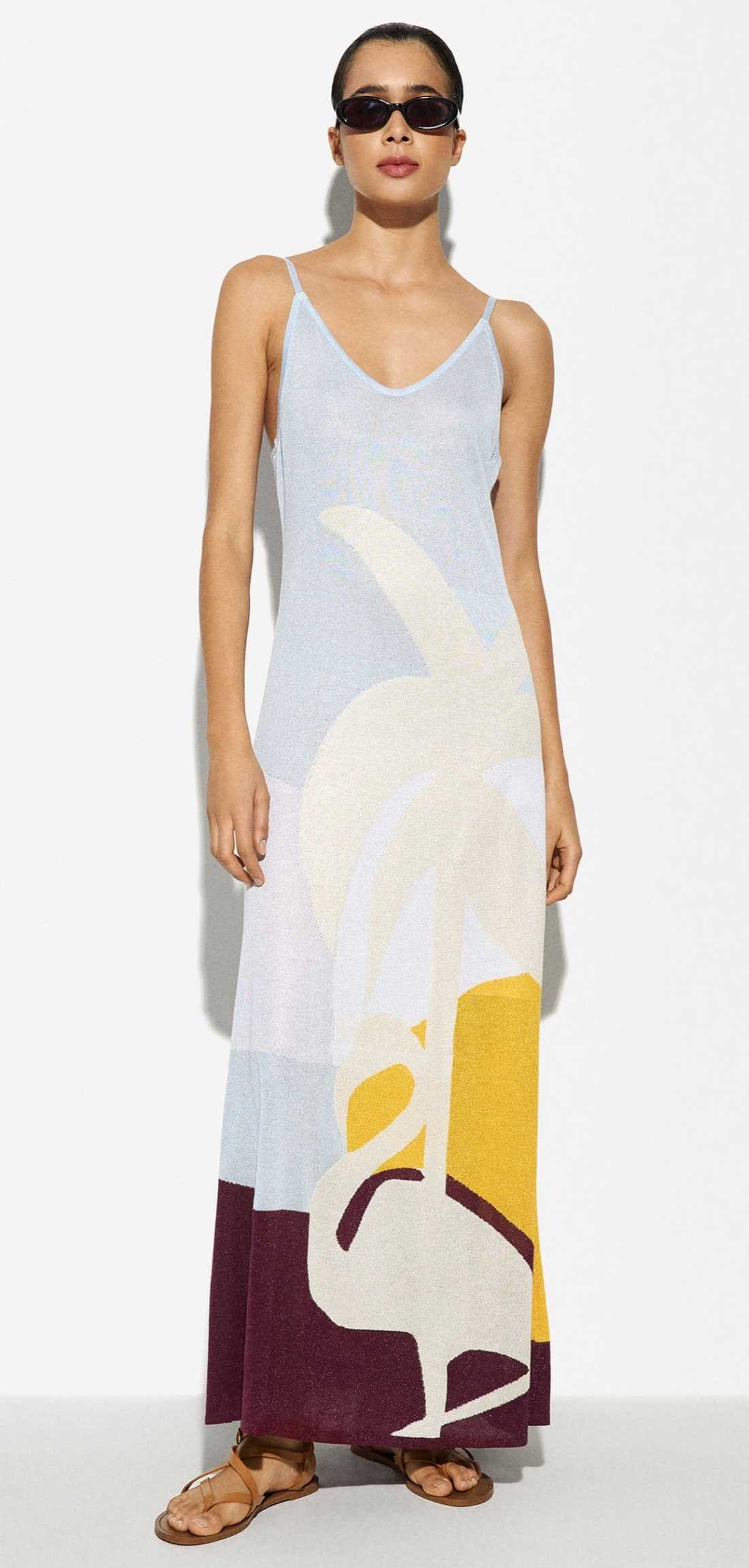 Vestido de punto jacquard de Parfois