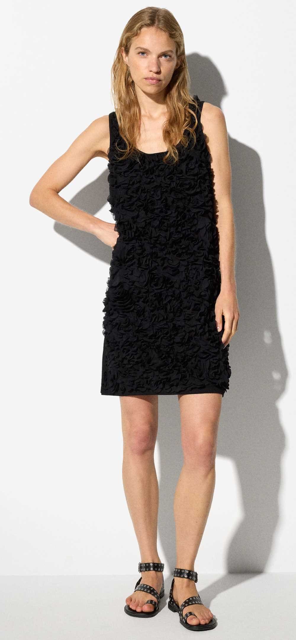 Vestido punto flores de Parfois