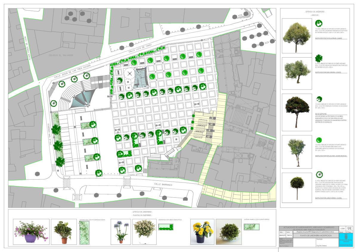 Plano de la Plaza Belén