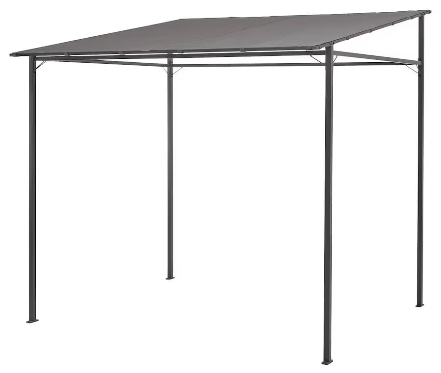 El cenador gris oscuro GUNNÖN de Ikea