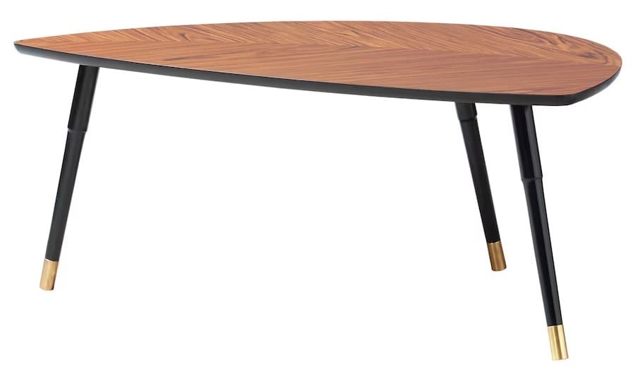 La mesa de centro de color marrón LÖVBACKEN de Ikea