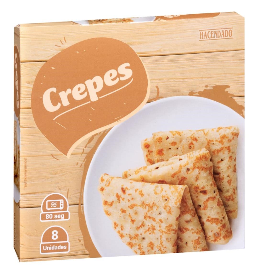 Crepes Hacendado Ultracongelados