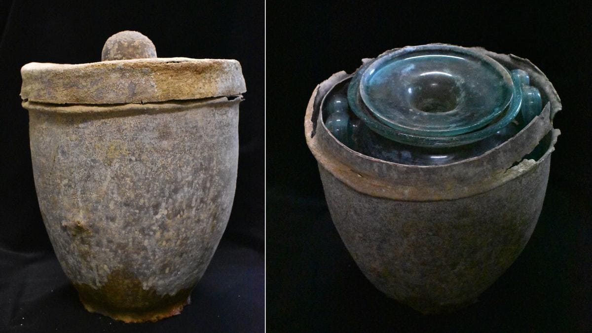 El vino ha sido descubierto en urnas funerarias
