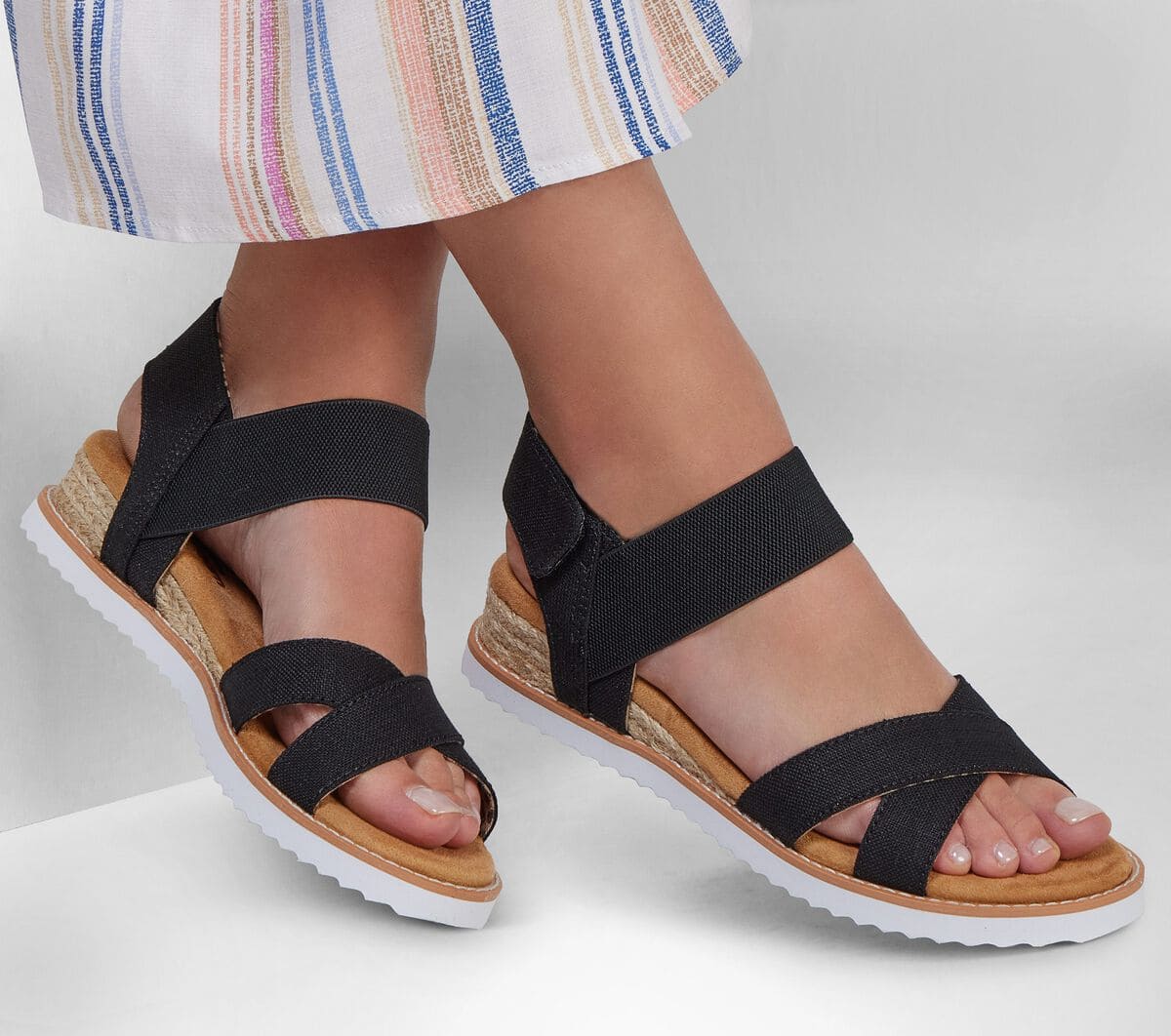 Las sandalias con cuña BOBS Desert Kiss - Secret Picnic de Skechers