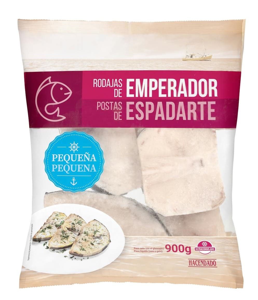 Rodajas de emperador pequeñas