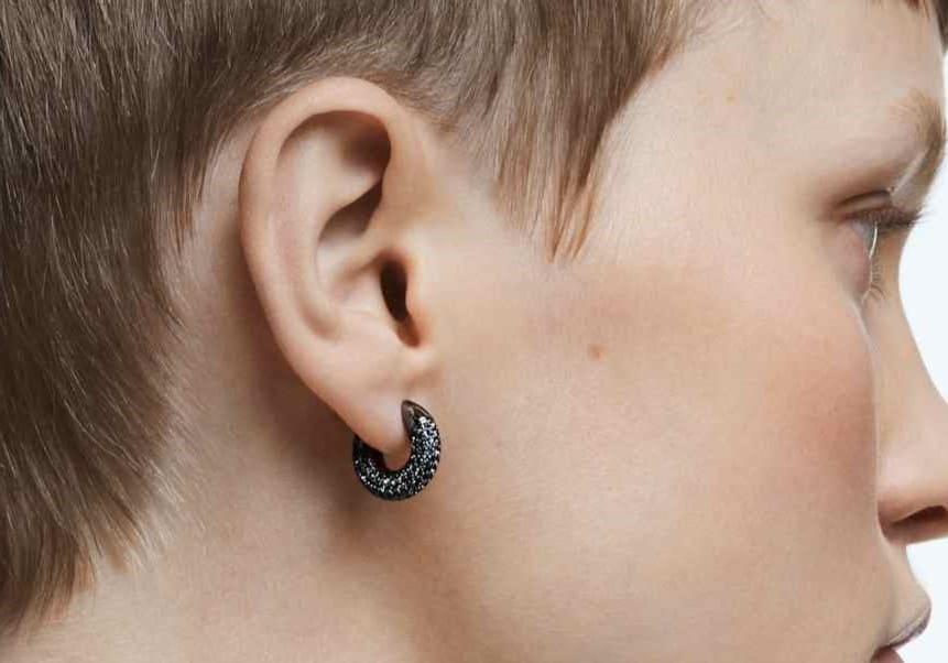 Pendientes de aro Dextera de Swarovski