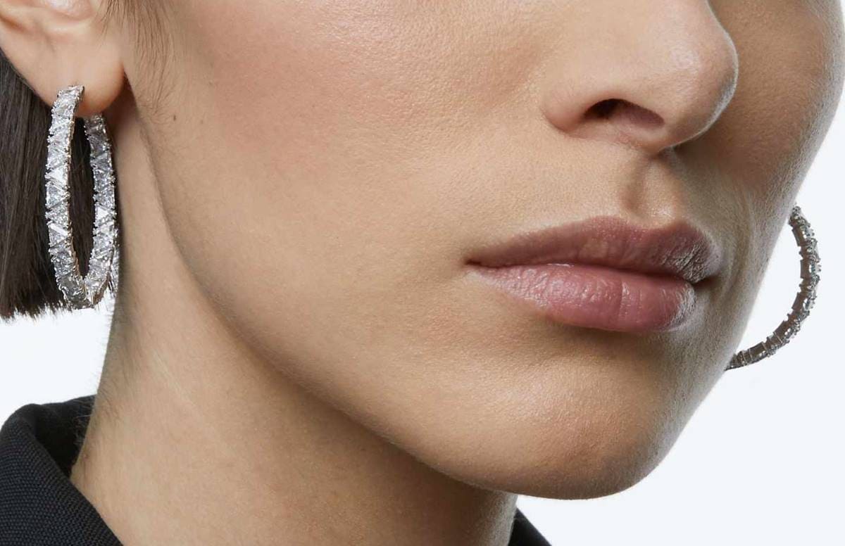 Pendientes de aro Ortyx de Swarovski