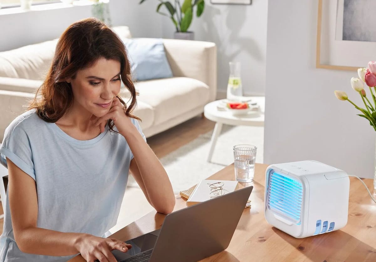 El enfriador de aire de sobremesa con 30 W de potencia de Lidl