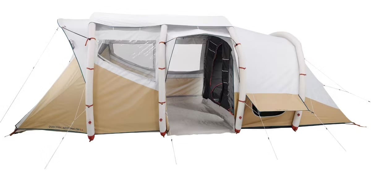 La tienda de campaña familiar para 6 personas hinchable Quechua Airseconds 6.3 en Decathlon