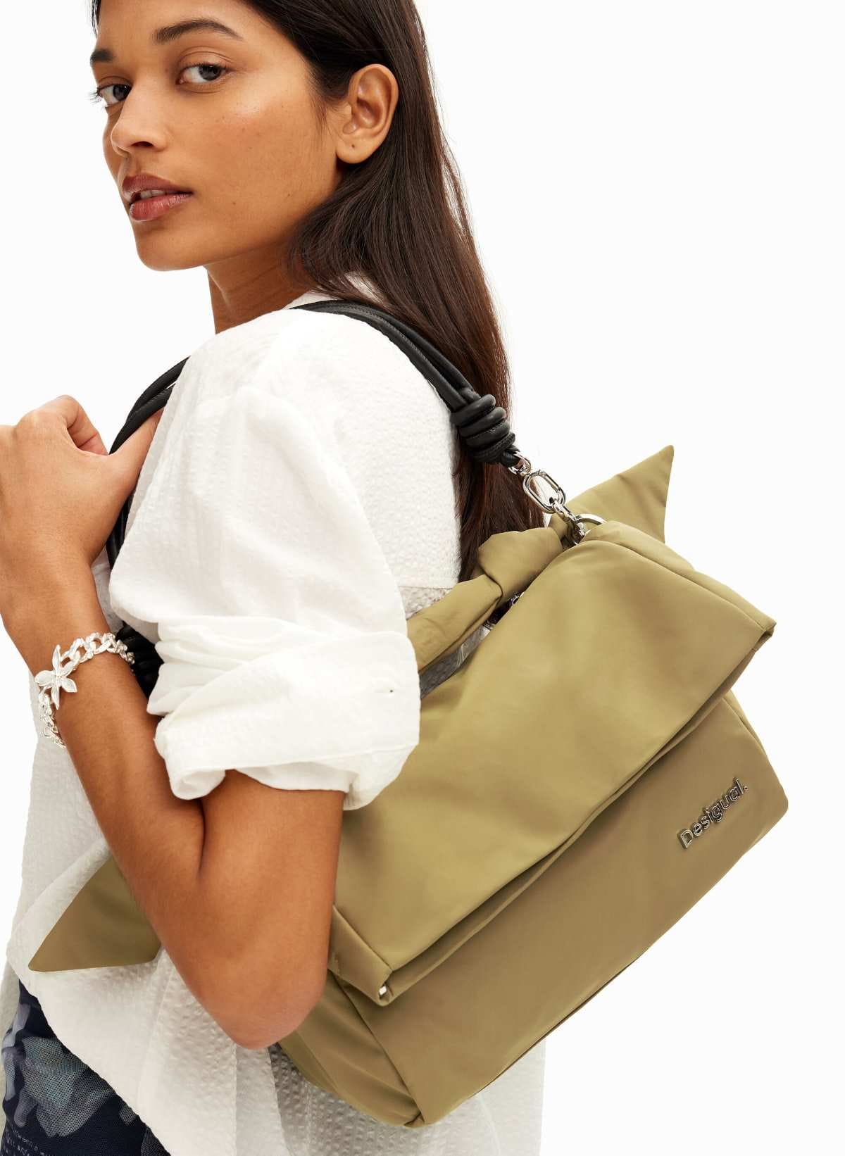 Bolso M acolchado multiposición de Desigual