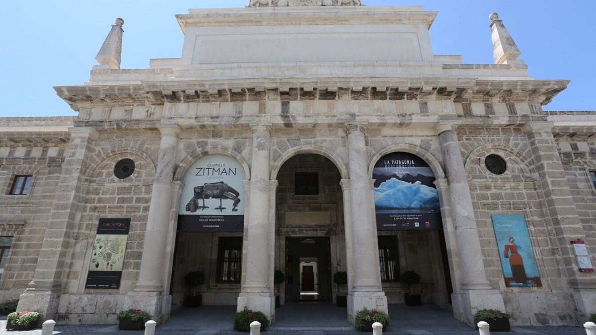 Fachada de la Casa de Iberoamérica de Cádiz