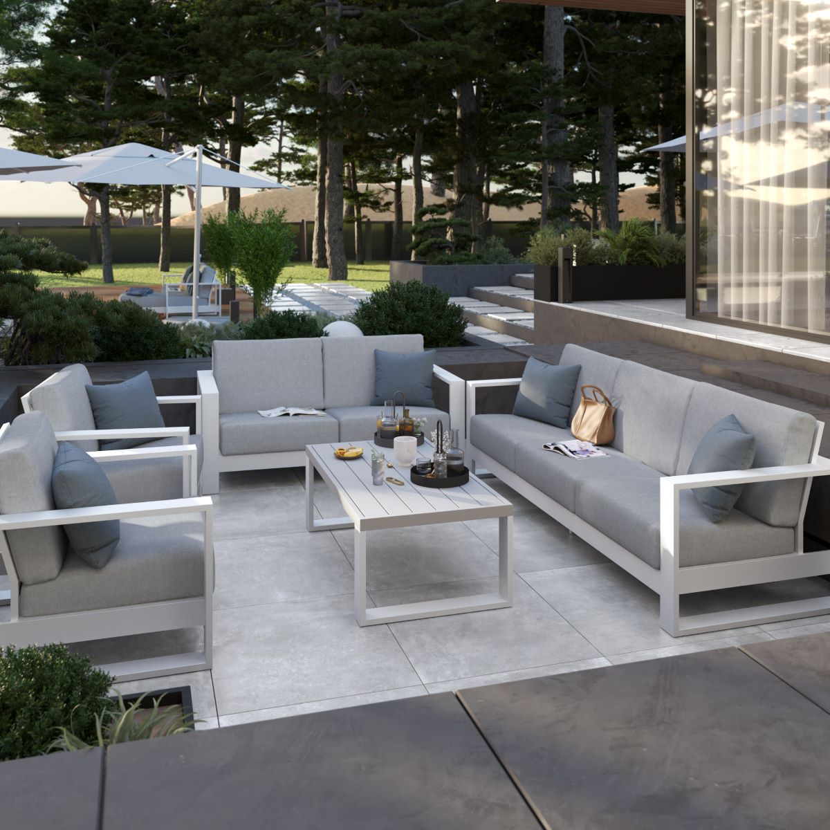 Conjunto de jardín modelo Athena de Leroy Merlin