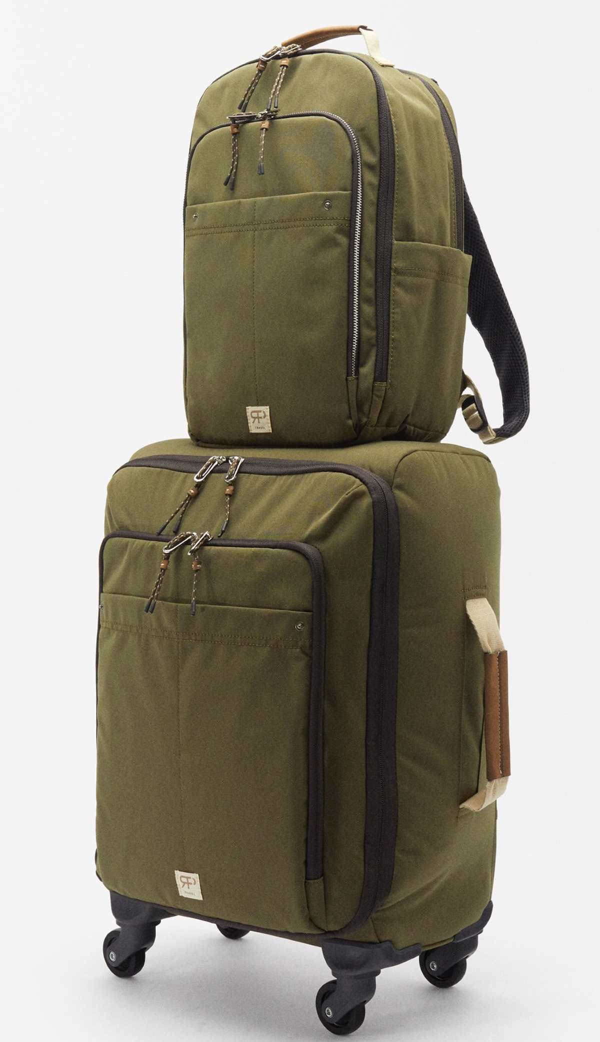 Conjuunto de maleta y mochila de viaje personalizable de Parfois