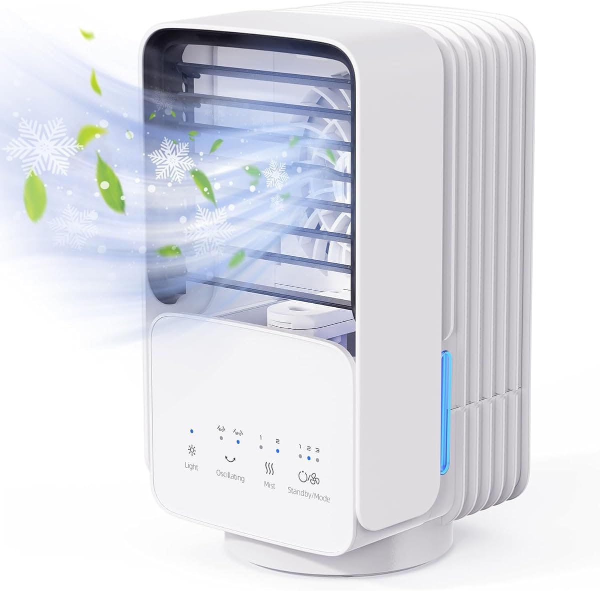 El aire acondicionado portátil 4 en 1 con 3 velocidades OMISOON en Amazon